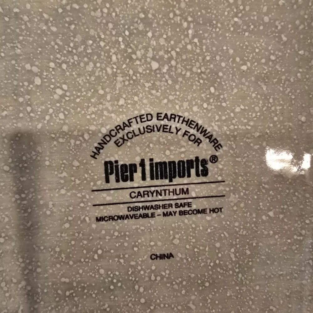 Pier 1 imports carynthum square salad plate